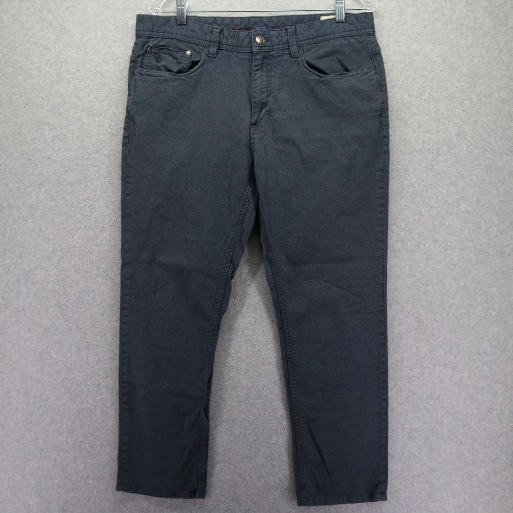 English Laundry Pants Mens 34x27 Brixton‎ Slim Fit Stretch 5-Pocket Jeans Blue